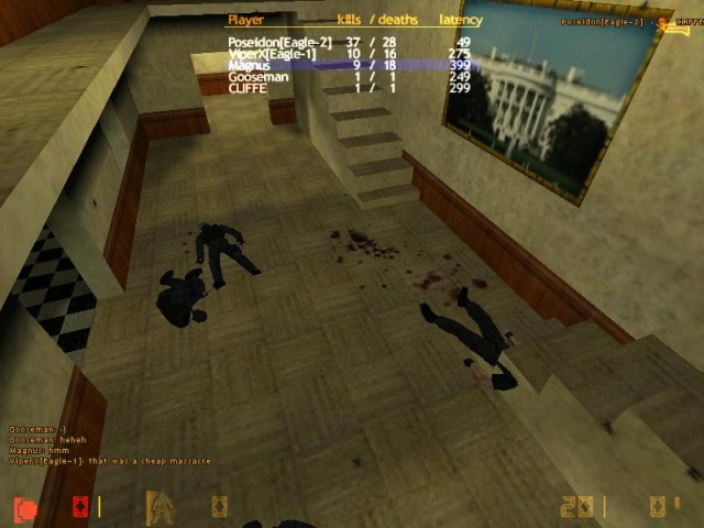 Erster Playtest auf cs_mansion