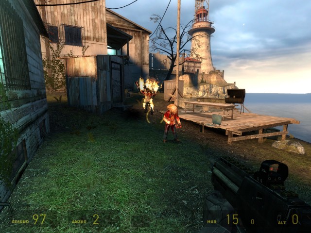 Kampf gegen Zombies