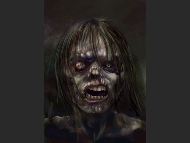 weiblicher Zombie