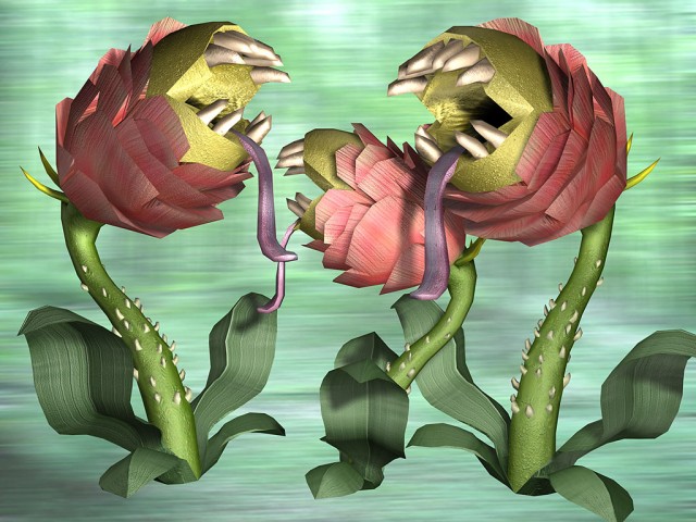 Pflanze in 3D