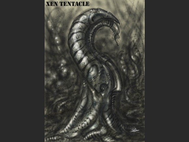 Xen Tentakel Concept Art