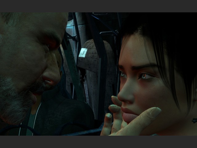 Augen mit Raytracing-Rendering