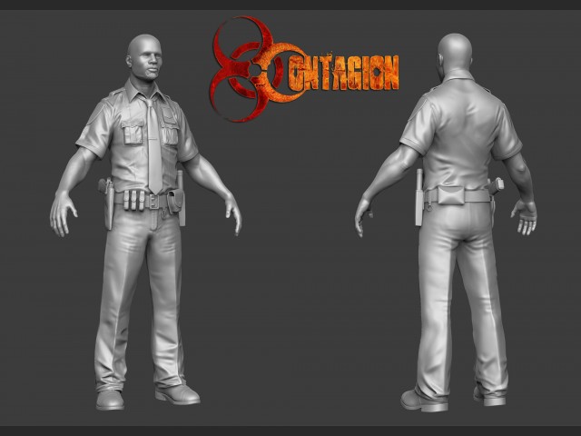 Spielermodell "Marcus" (Rendergrafik)