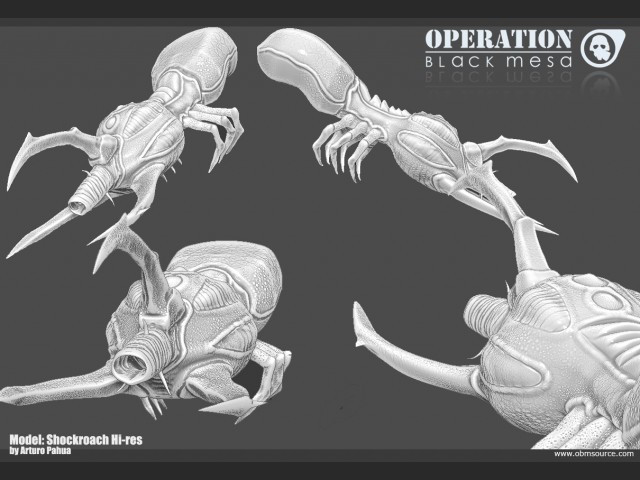 Shockroach Render (ohne Textur)