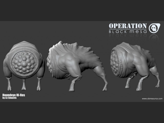 Houndeye Render (ohne Textur)