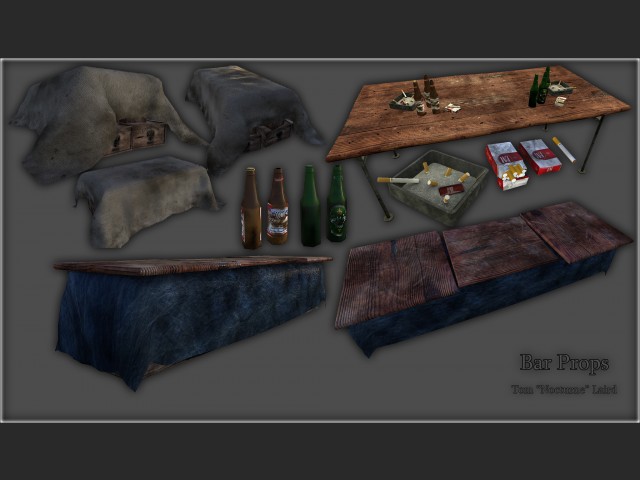 Requisiten aus der Bar