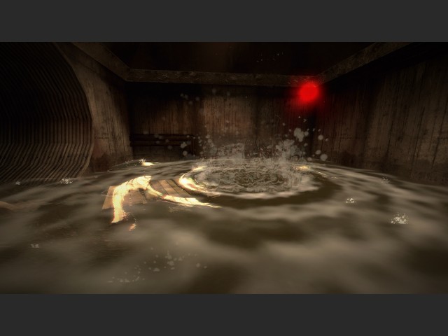 Chromatische Aberration bei Wasser-Reflektionen