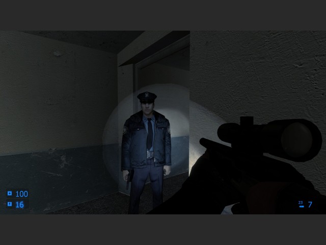 ein Polizist