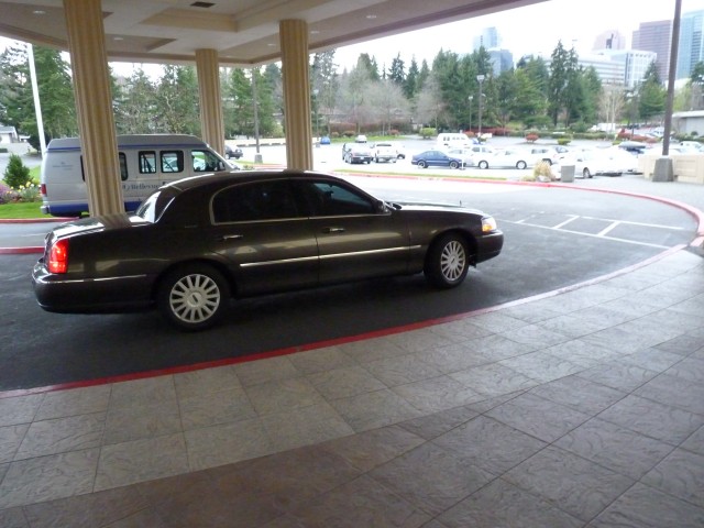 Limousine am Hotel