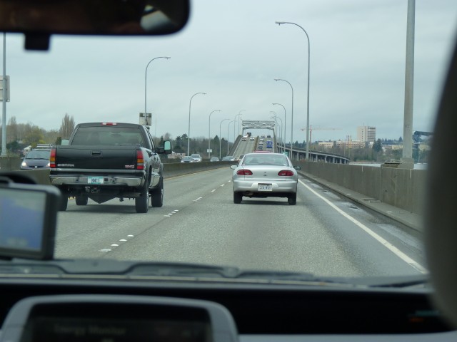 Mit dem Hybrid-Taxi zur Seattle Space Needle