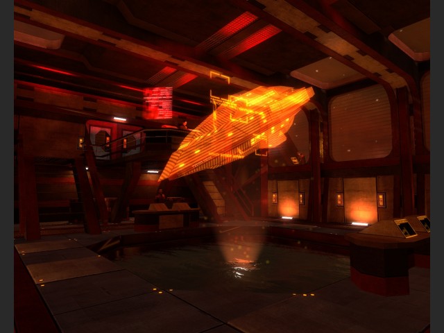 Hologramm des Schiffs