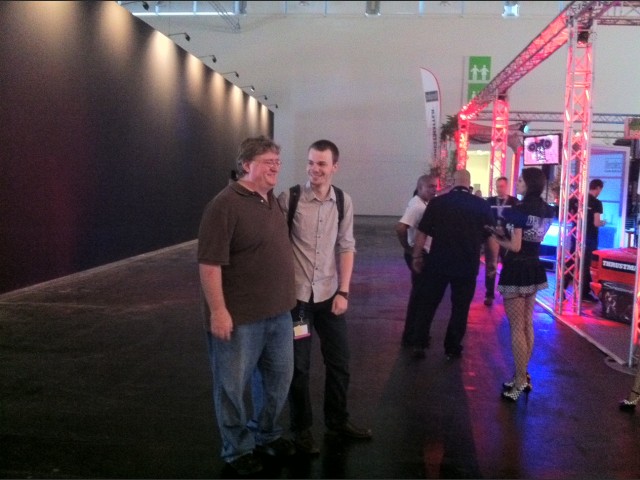 Gabe Newell mit trecool