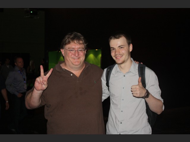 Gabe Newell mit trecool