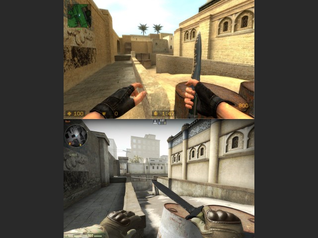 Vergleichsbild: CS:S und CS:GO (de_dust)