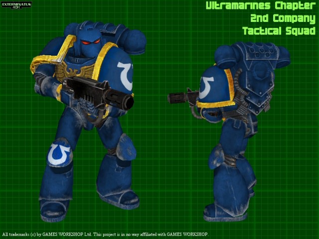 Space Marine mit Melter