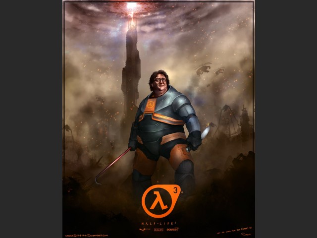 Gabe Newell Artwork von Darren Geers