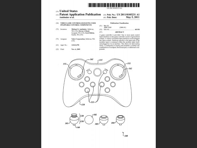 Konzeptzeichnung eines modularen Gamepad