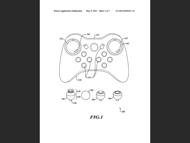 Konzeptzeichnung eines modularen Gamepad