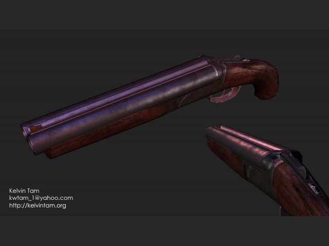 die Double Barrel Shotgun in 3.7