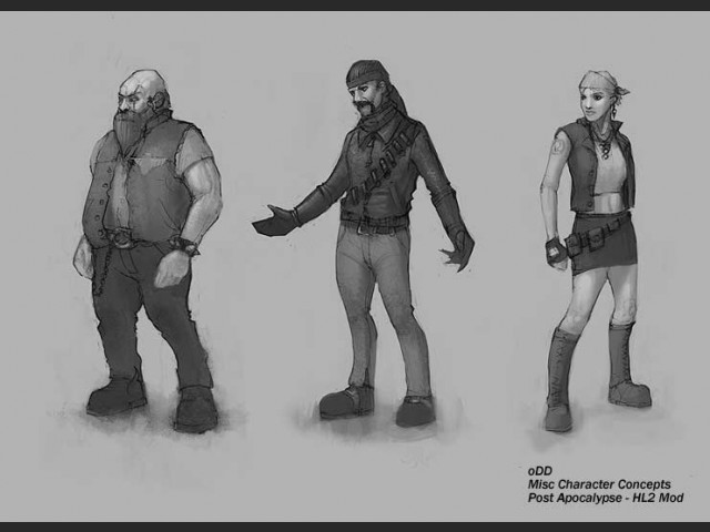 Playermodell-Conzept Art