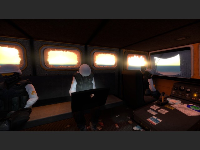 Fahrt durch den Schnee