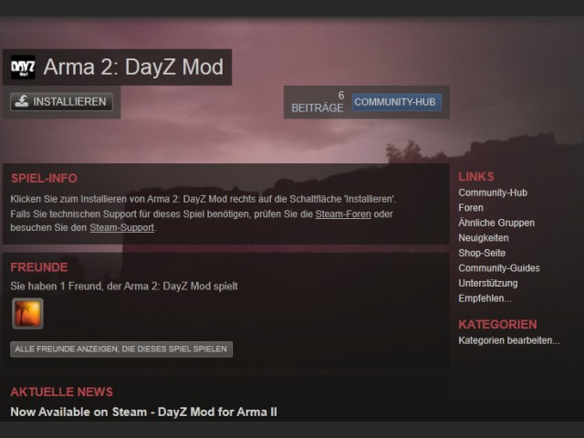DayZ ber Steam