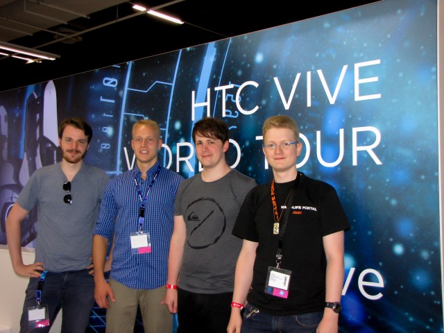 Das HLP-Team auf der gamescom 2015