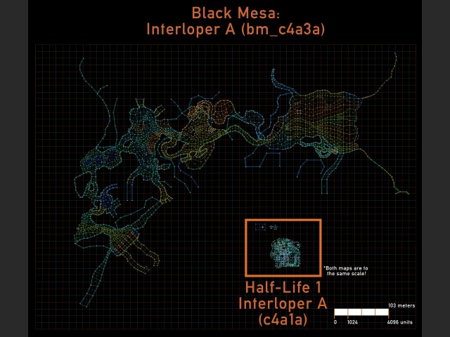 Gesamtberblick ber das erste Level im Kapitel "Interloper"