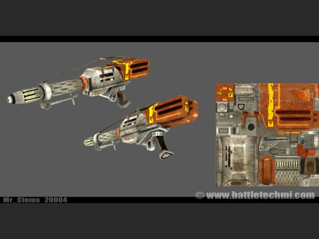 Laser Gun Render