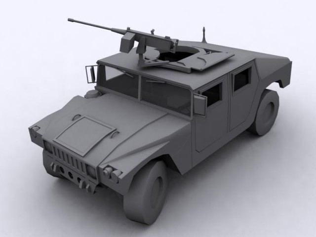 Humvee mit 50cal