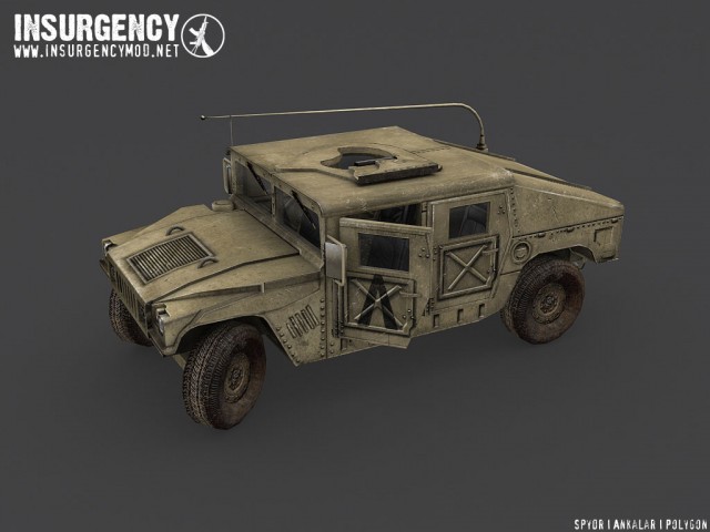 Humvee Gelndefahrzeug -Render-