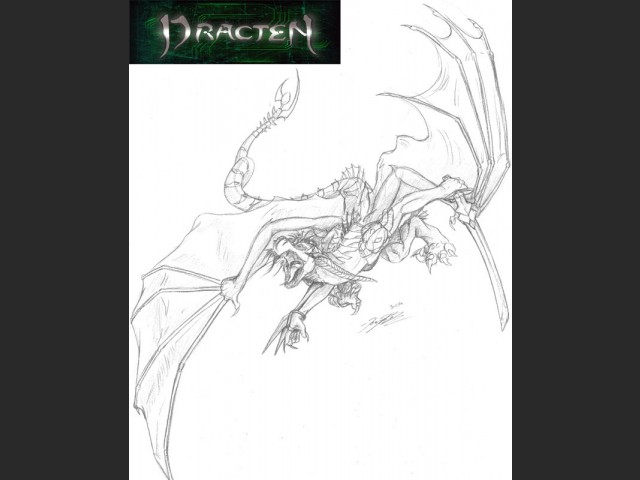 Angreifender Drache
