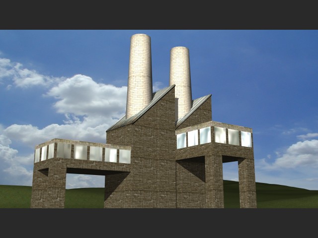 Erz-Raffinerie Render