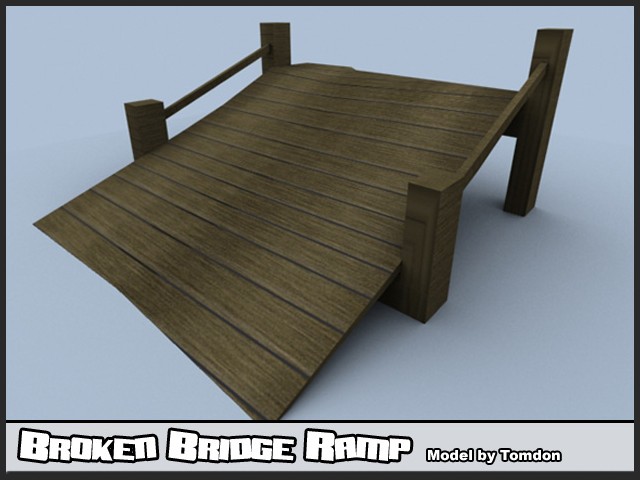 Camagordon Model Broken Bridge Ramp