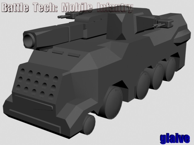 Gepanzertes Fahrzeug - Modell