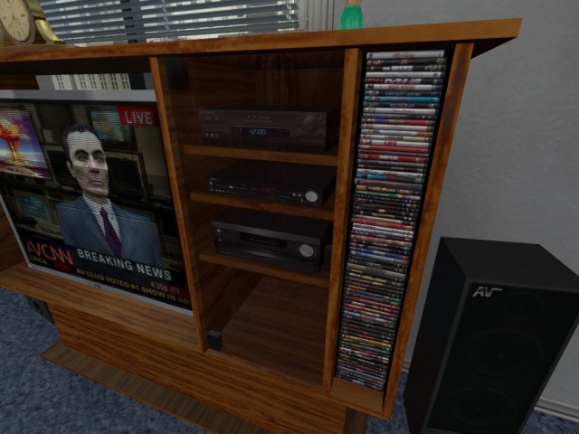 Nahaufnahme des Entertainment Systems