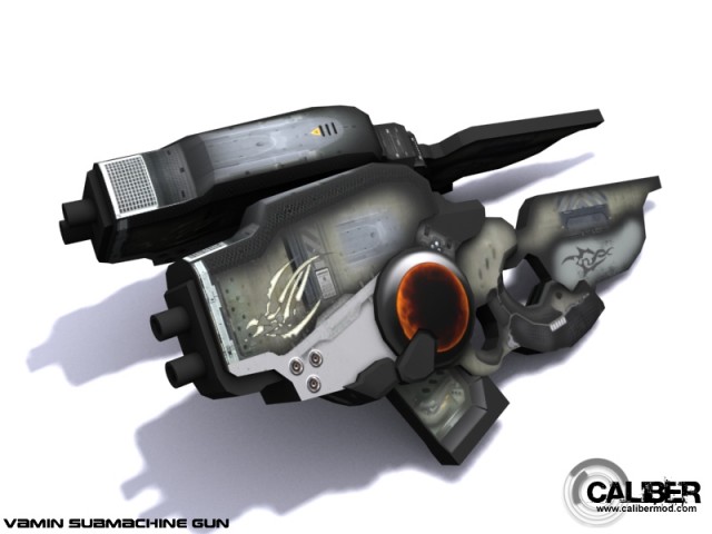 Maschinenpistole Render