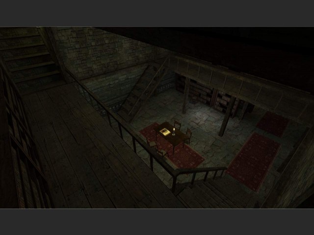 Downstairs in the Trading Guild.