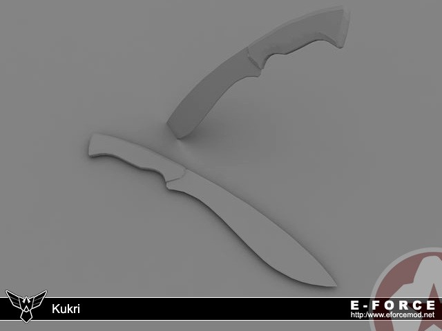 Kukri Messer - Modell