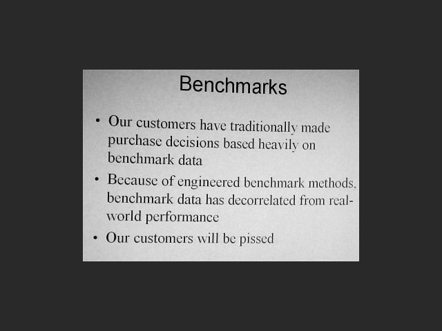 Benchmarks