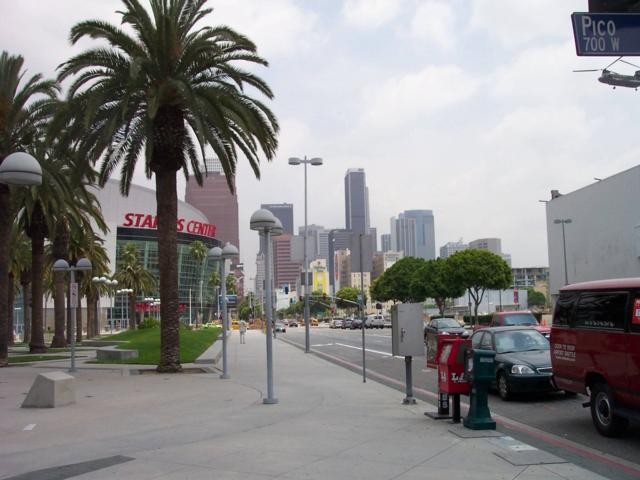 Blick auf Los Angeles