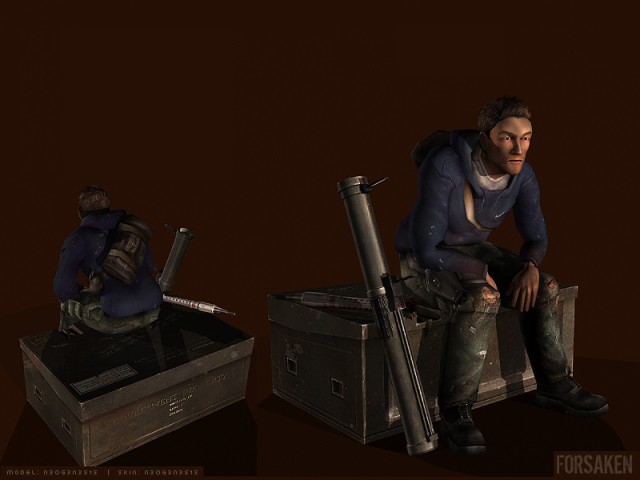 Scout mit Rak-Werfer