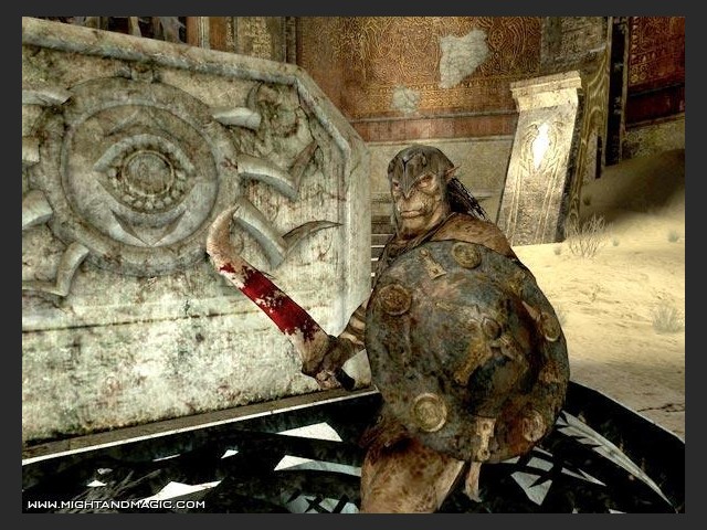 Ork mit Schild