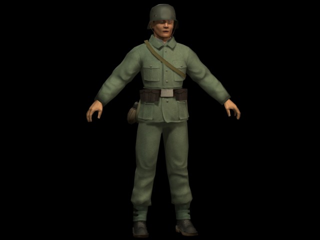 Soldat mit Skin