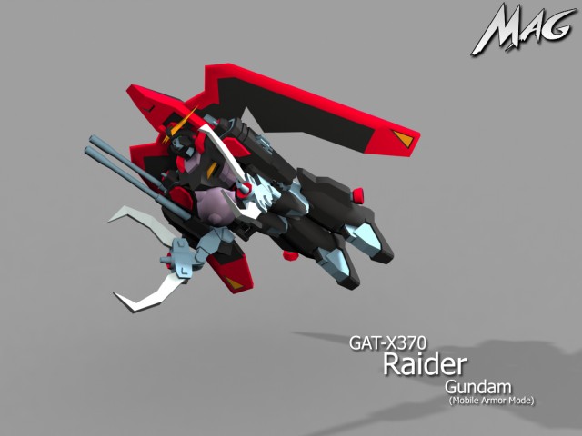 "Raider Gundam" Mech mit mobilen Panzer