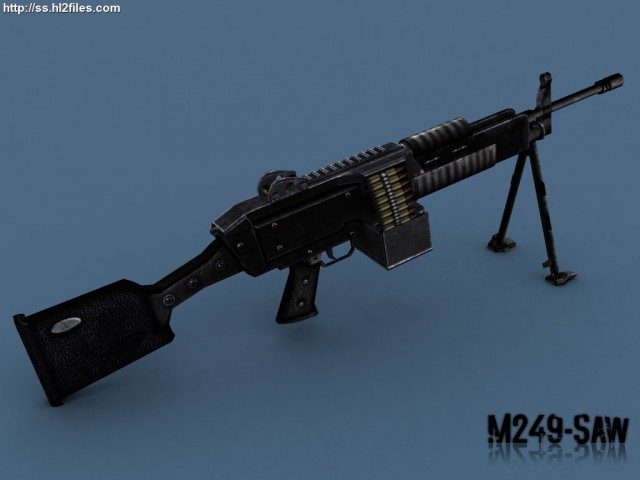 M249 SAW Maschinengewehr