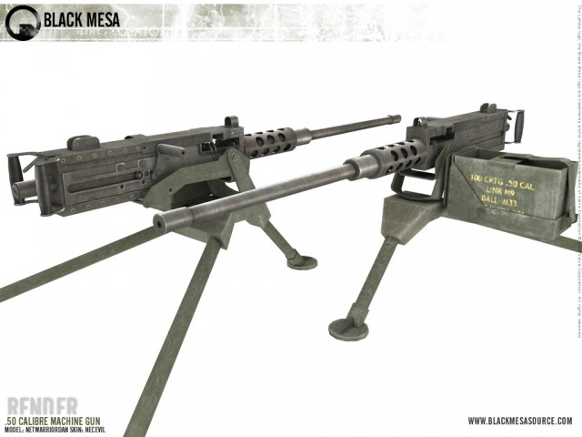 50er Maschinengewehr-Turret