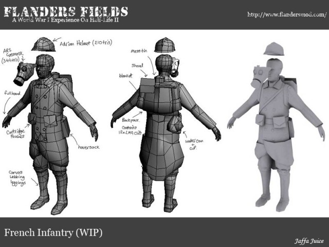 Franzsischer Soldat - Model (work in progress)
