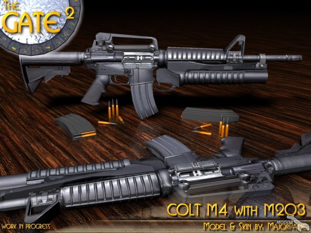 Colt M4 mit Granatwerfer
