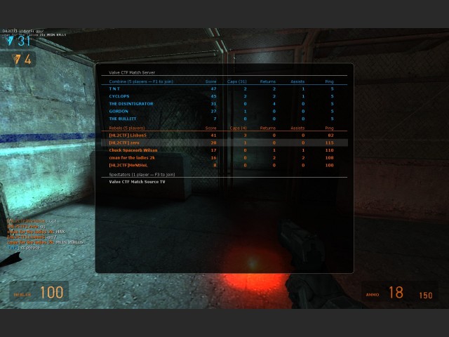 Valve-Match 01.02.06 - Ergebnis